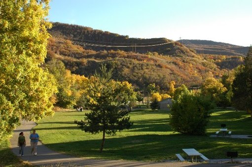 Canyon glen Park in the fall.