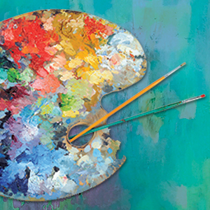 Paint Nigh paints and brush.