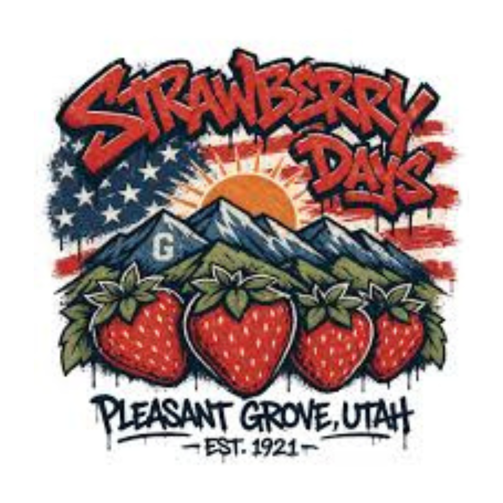 Pleasant Grove Strawberry Days Logo